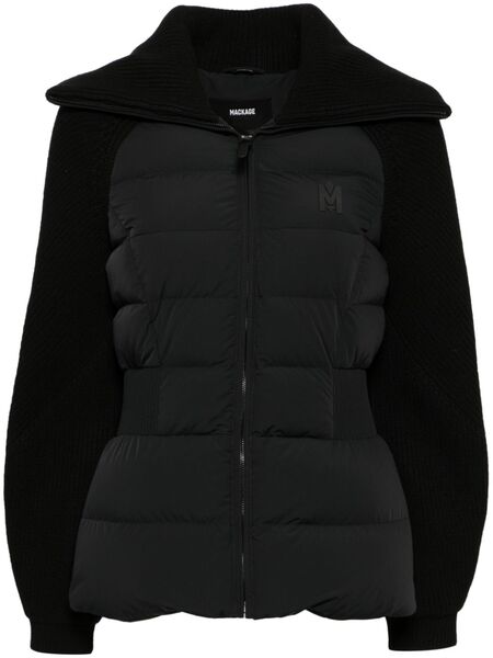  Mackage Foxy Mixed Media Jacket - Black 