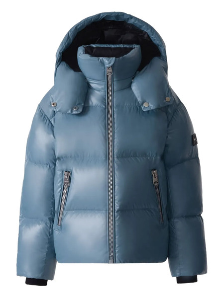  Mackage Kids Hooded Puffer Jacket - Blue 