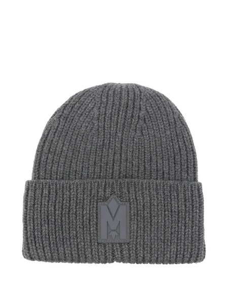  Mackage Logo-patch Beanie - Grey 