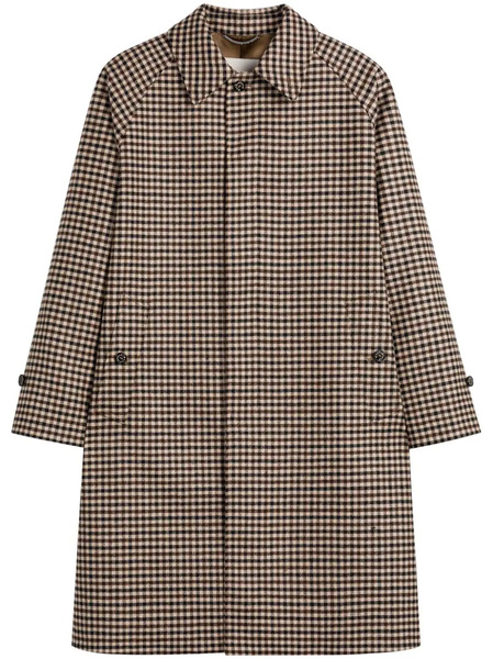  Mackintosh Belford Checked Coat - Brown 