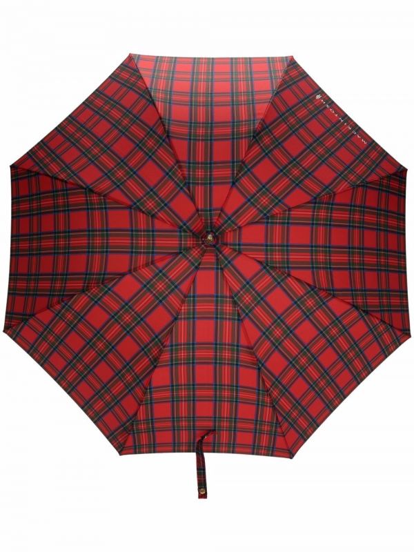  Mackintosh Heriot Whangee-handle Umbrella - Red 