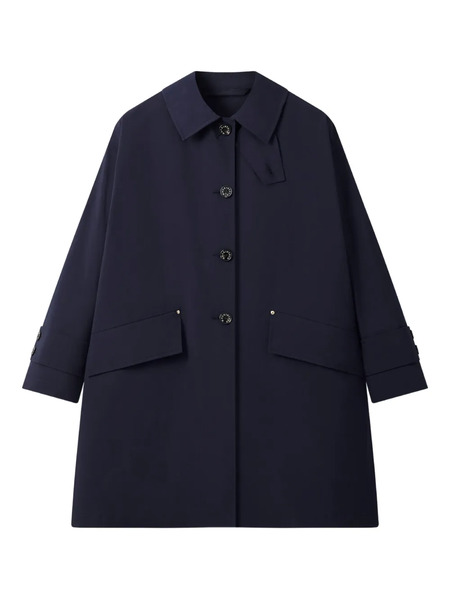  Mackintosh Humbie Buttoned-up Coat - Blue 