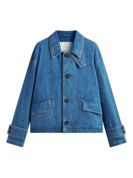  Mackintosh Humbie Denim Button-up Jacket - Blue 