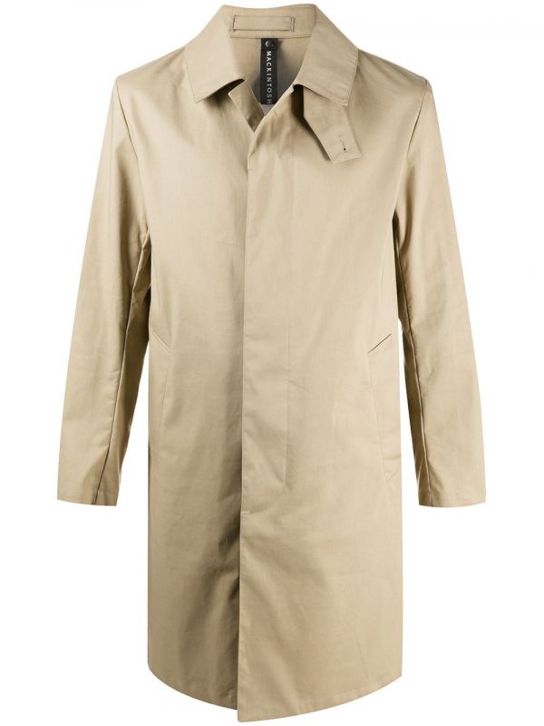  Mackintosh Manchester Single-breasted Car Coat - Neutrals 