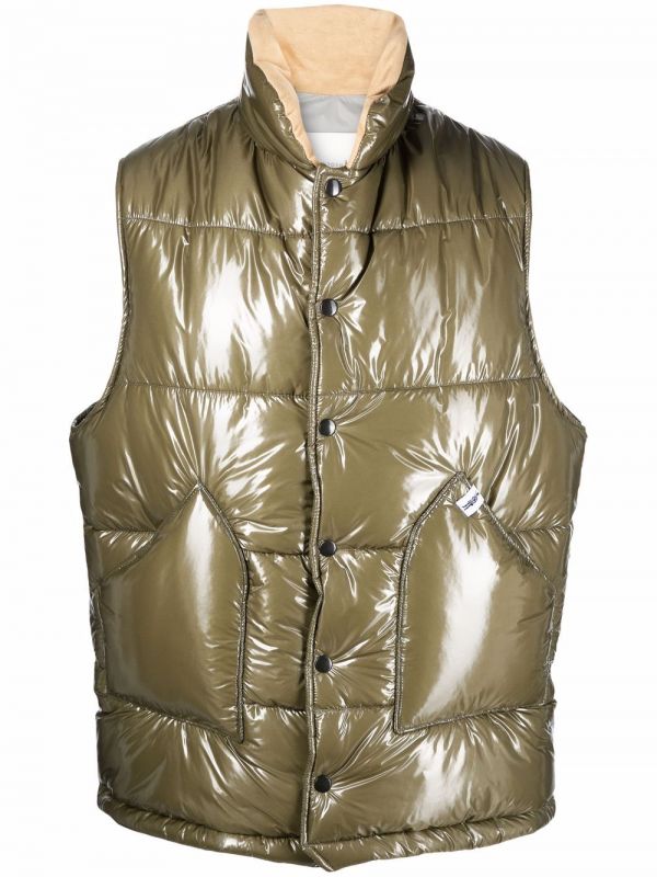  Mackintosh Osaka Quilted Gilet - Green 