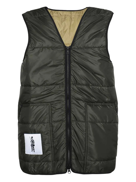  Mackintosh Quilted Padded Gilet - Green 