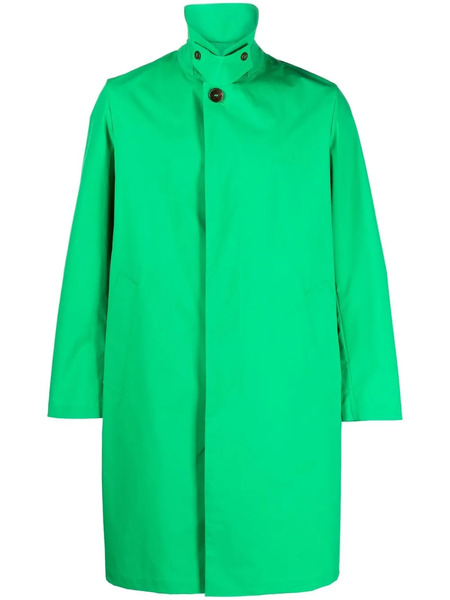  Mackintosh Single-breasted Midi Coat - Green 