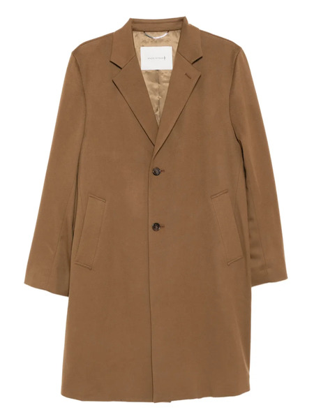  Mackintosh Wool Button-up Coat - Brown 