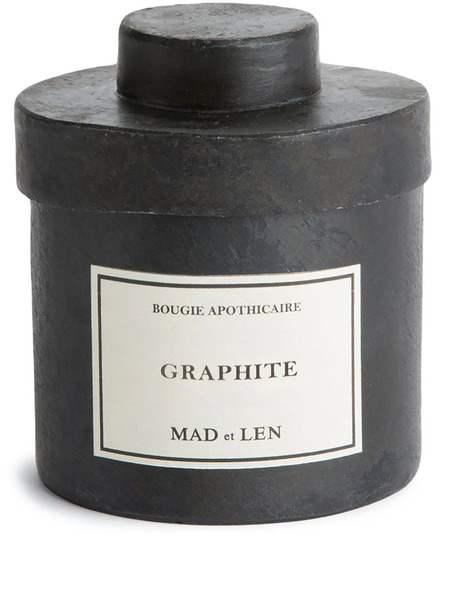  Mad Et Len D'apothicaire Graphite Scented Candle (300g) - Black 