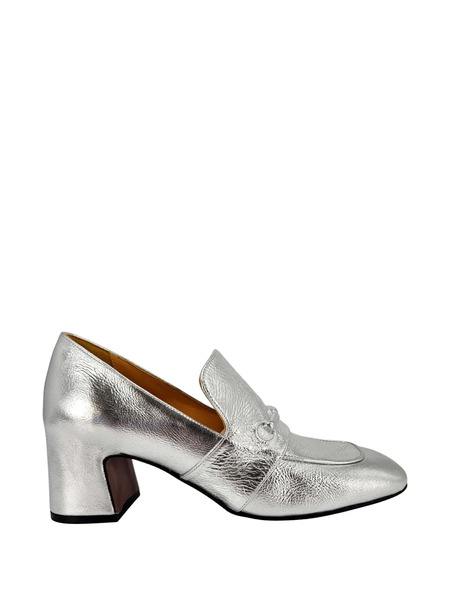  Madison.maison Hidden-bit Leather Loafers - Silver 