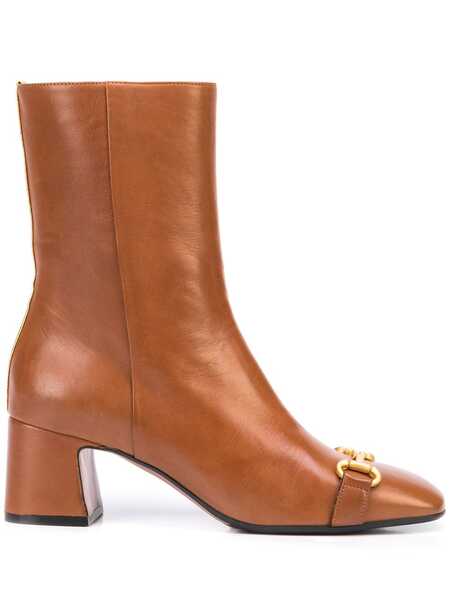 Madison.maison Horsebit Leather Boots - Brown 