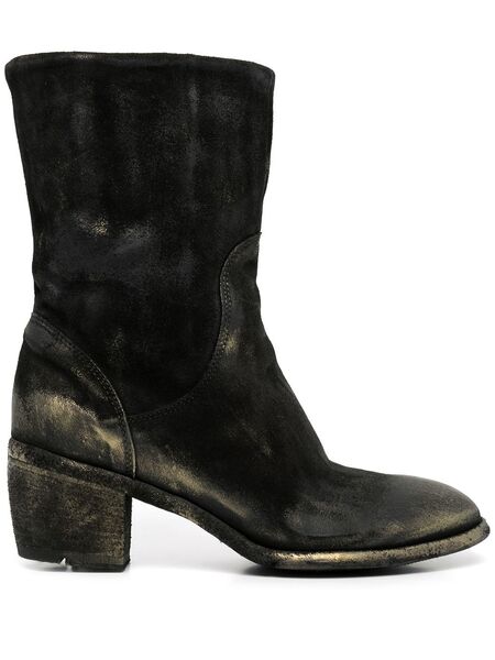  Madison.maison Metallic-effect Mid-calf Boots - Black 