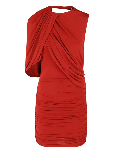 Magda Butrym Drape-detail Mini Dress - Red 