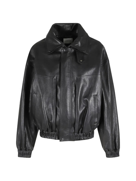  Magda Butrym Embossed-detail Jacket - Black 