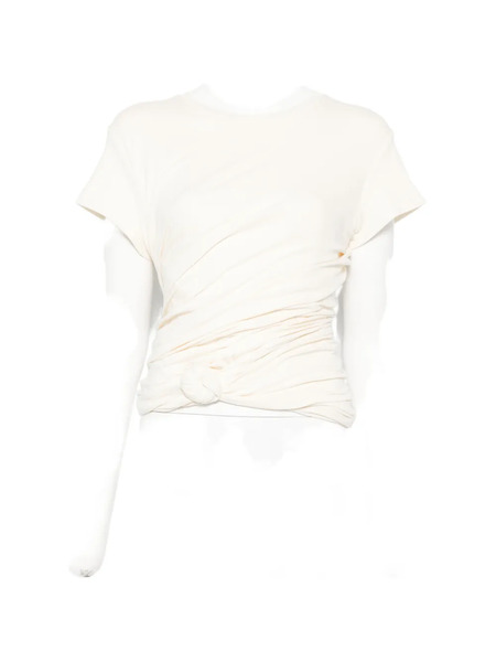  Magda Butrym Knotted T-shirt - Neutrals 