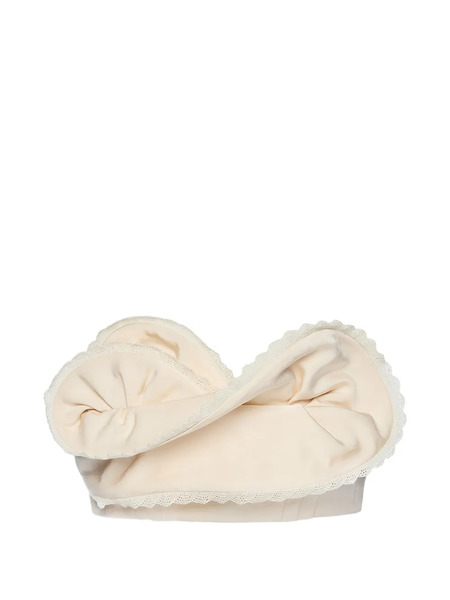  Magda Butrym Lace-trim Top - Neutrals 
