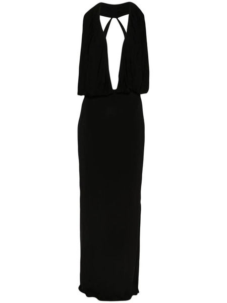  Magda Butrym Open-back Jersey Gown - Black 
