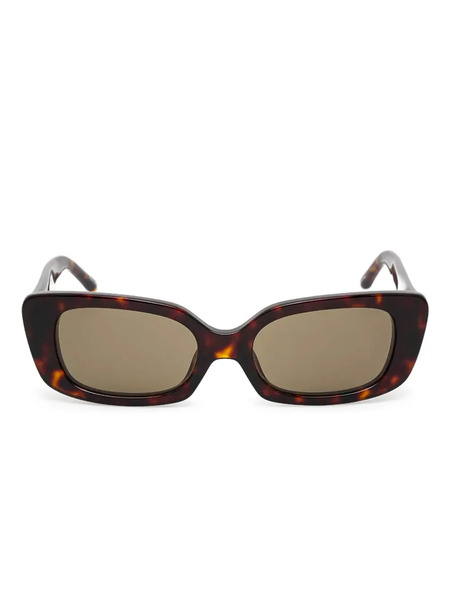  Magda Butrym Rectangle-frame Sunglasses - Brown 