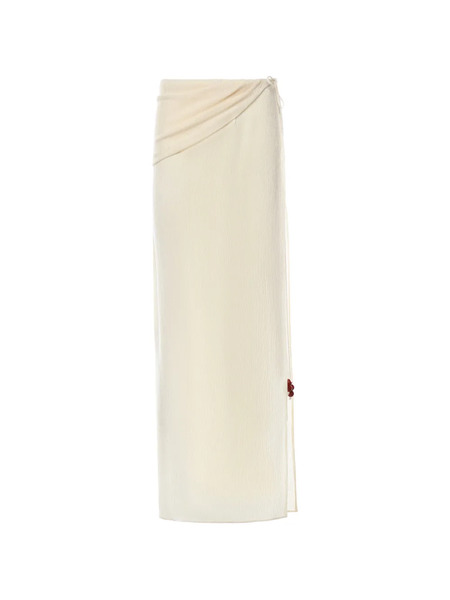  Magda Butrym Side-slit Maxi Skirt - Neutrals 
