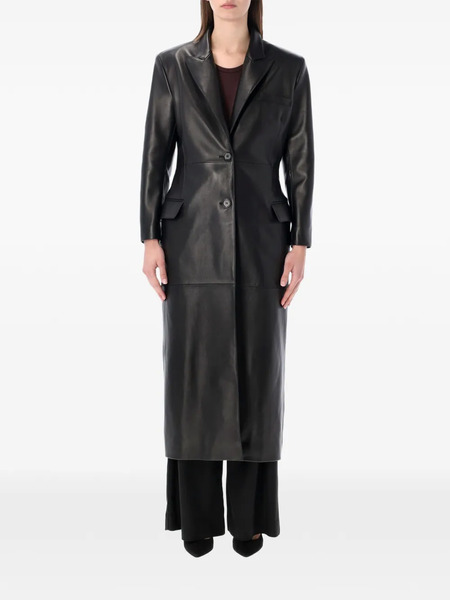  Magda Butrym Single-breasted Coat - Black 