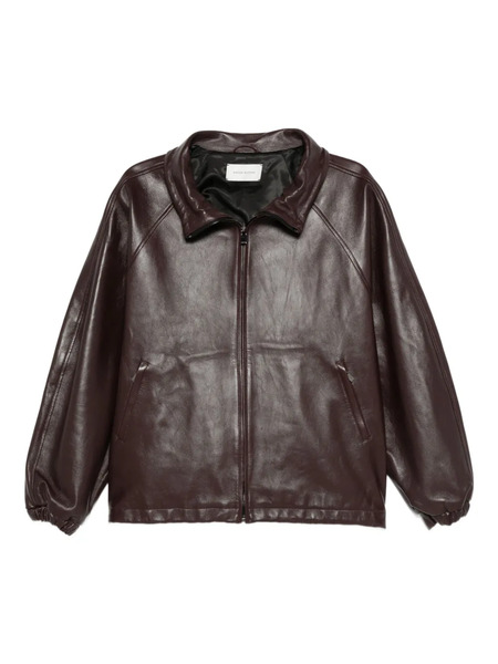  Magda Butrym Zip-up Leather Jacket - Red 
