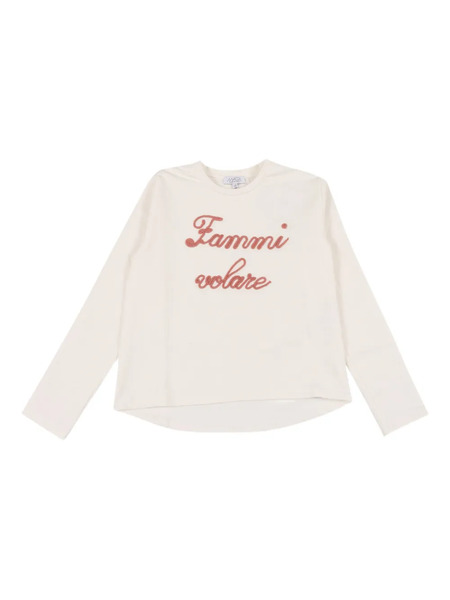  Magil Fammi Volare Embroidered T-shirt - Neutrals 