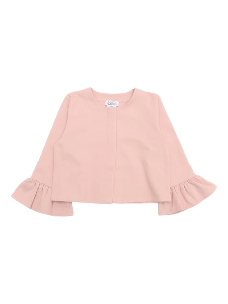 Magil Flounce-sleeve Cropped Jacket - Pink 