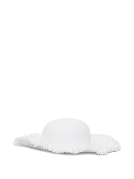  Magil Frayed Sun Hat - White 