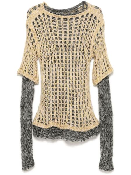  Magliano Acid Mouline Sweater - Yellow 
