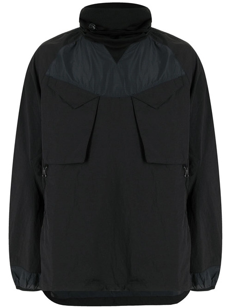  Maharishi Pullover Funnel-neck Jacket - Black 
