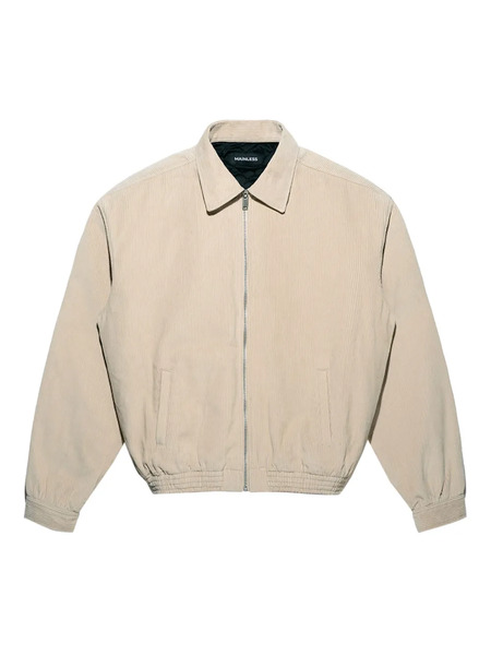  Mainless Corduroy Zip-up Jacket - Neutrals 