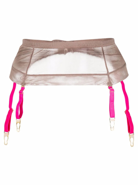  Maison Close Corps à Corps Mesh Garter Belt - Neutrals 
