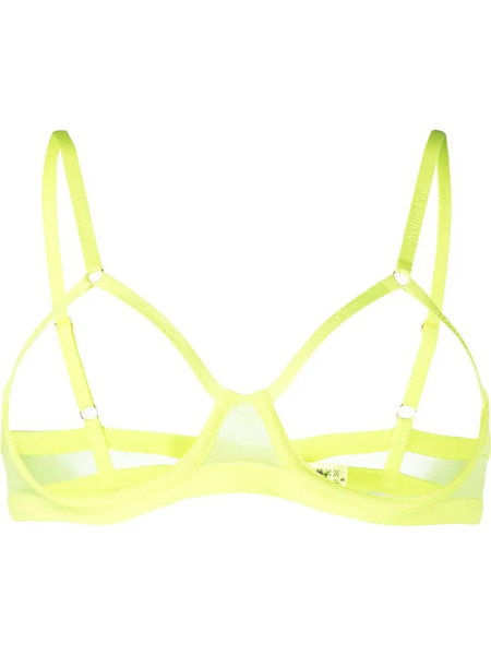  Maison Close Corps à Corps Neon Sheer Bra - Yellow 