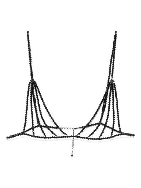  Maison Close Cupless Triangle Bra - Black 