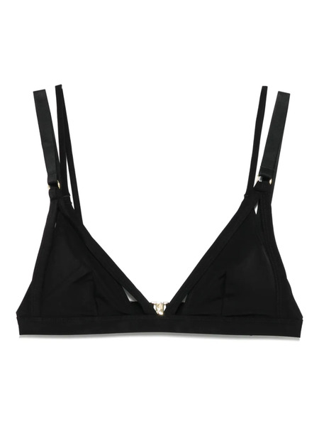  Maison Close Fatale Triangle Bikini Top - Black 