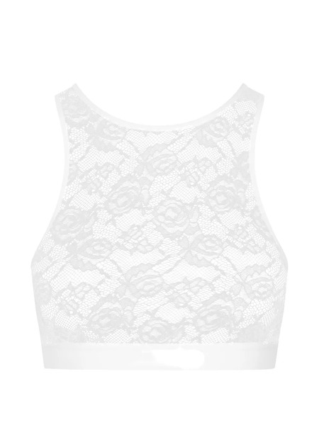  Maison Close Flashback Lace Bralette - White 