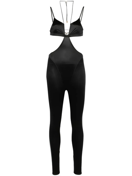  Maison Close French Kiss Strappy Jumpsuit - Black 