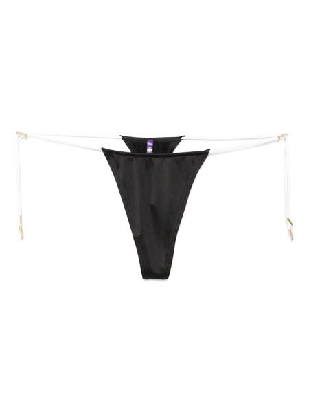  Maison Close Glow String Bikini Bottom - Black 