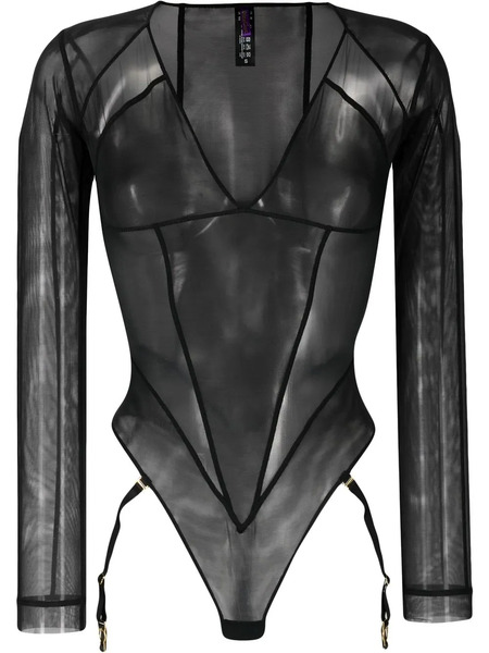  Maison Close L'amoureuse Bodysuit - Black 