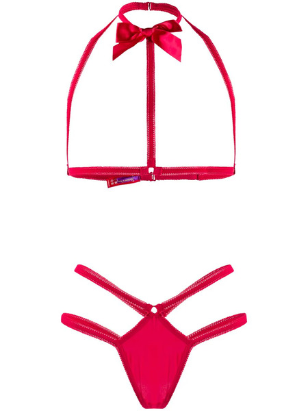  Maison Close Le Petit Secret Harness Set - Red 