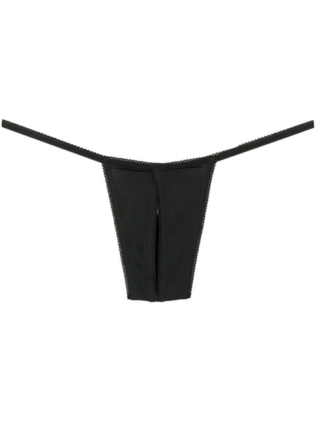  Maison Close Le Petit Secret Open Thong - Black 