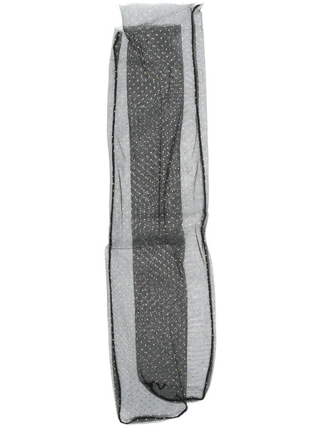  Maison Close Micro Dot Socks - Black 