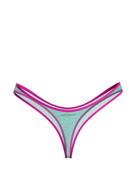  Maison Close Panorama High-cut Thong - Blue 