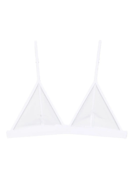  Maison Close Pure Tentation Triangle Mesh Bra - White 