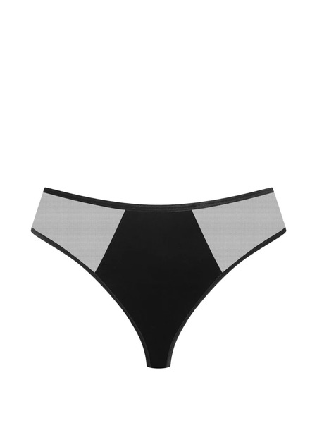  Maison Close X Scandale Rococo Open Briefs - Black 
