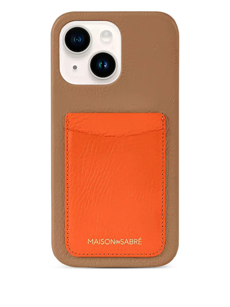 Maison De Sabré Card Phone Case (iphone 15) - Brown 