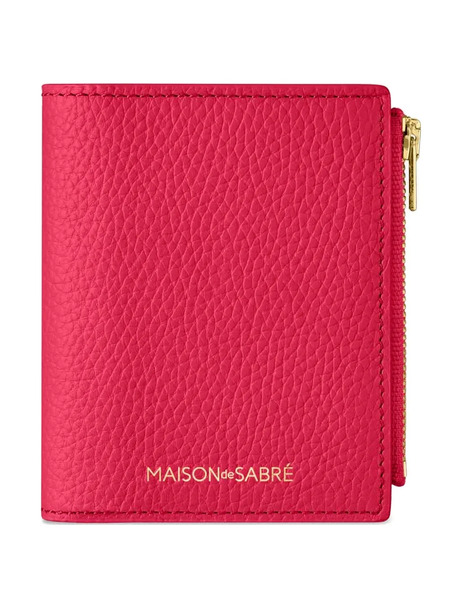  Maison De Sabré Leather Bifold Wallet - Pink 