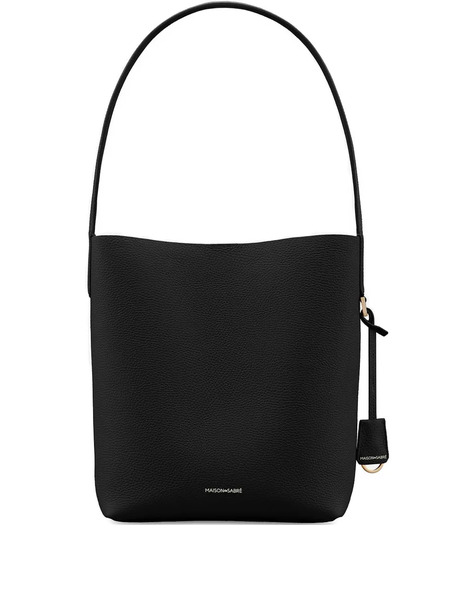  Maison De Sabré Leather Bucket Soft Tote - Black 