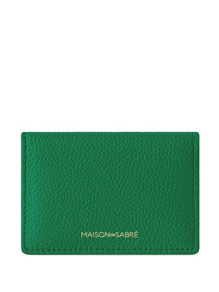  Maison De Sabré Leather Card Case - Green 