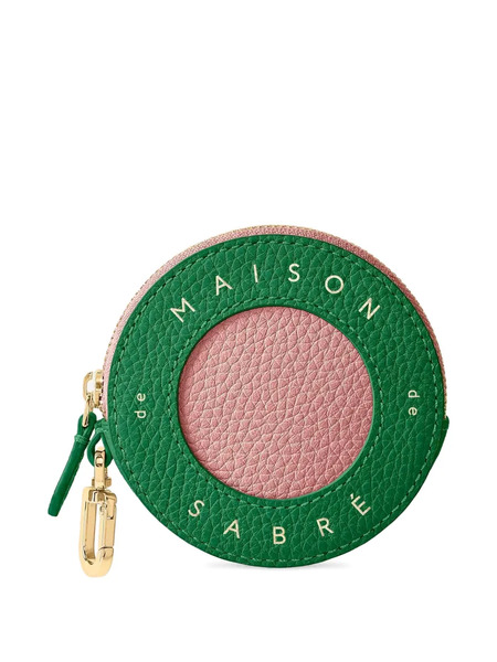  Maison De Sabré Leather Coin Purse - Green 